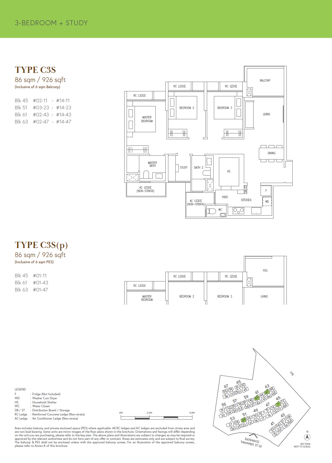 Aurelle Tampines 3BR + Study C3S