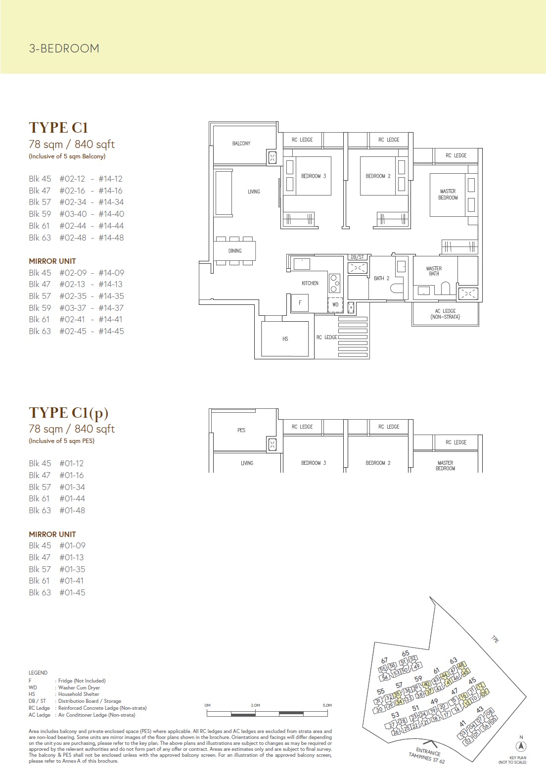 Aurelle Tampines 3BR Type C1