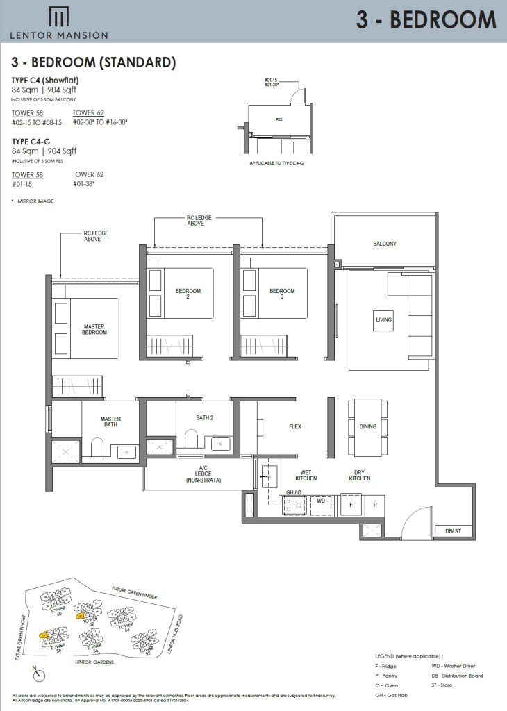 Lentor-Mansion-3BR Type C4 (Showflat)