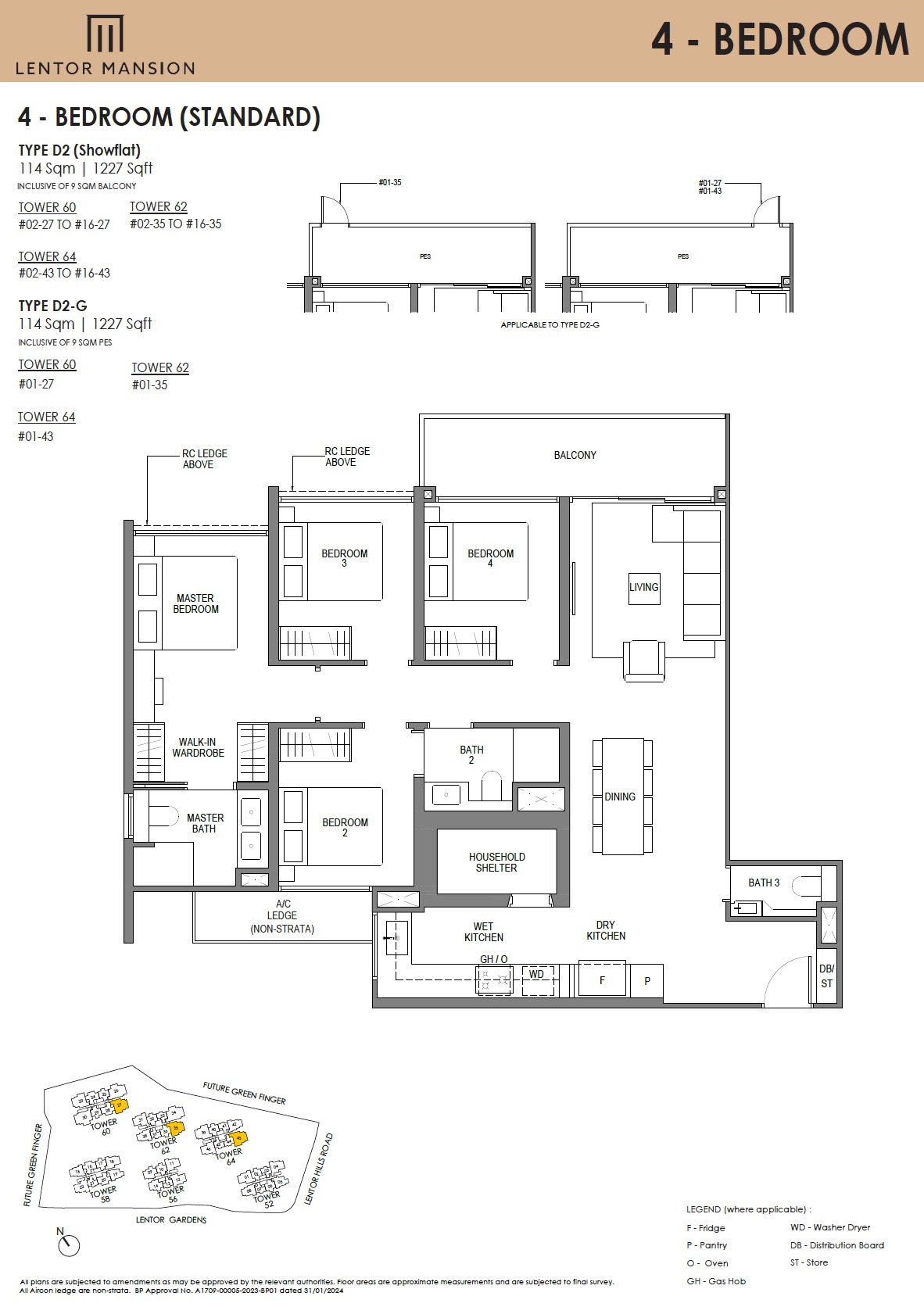 Lentor-Mansion-4BR Type D2 (Showflat)