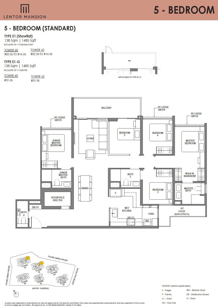 Lentor-Mansion-5BR Type E1 (Showflat)