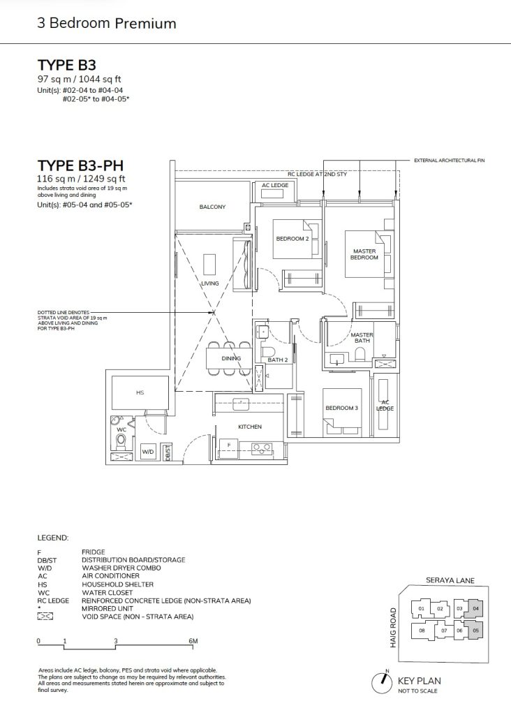 Ardor Residences - 3BR Premium B3 Floor Plan