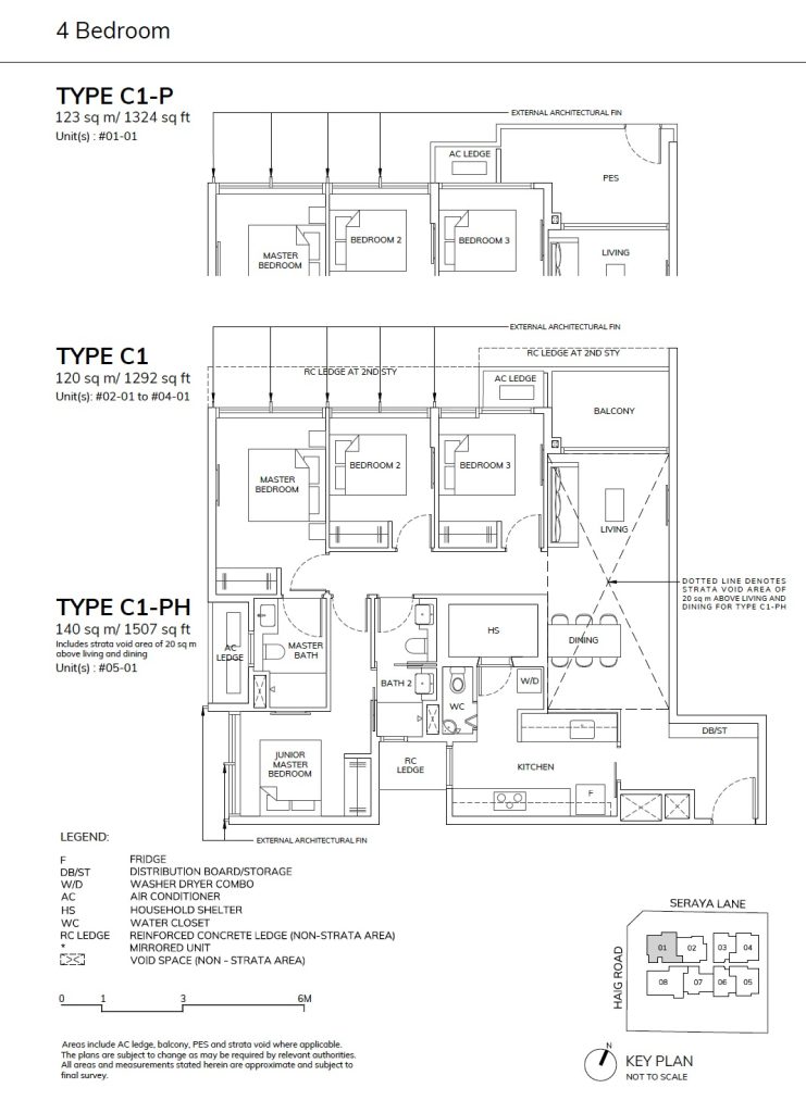 Ardor Residences - 4BR Premium C1-P Floor Plan