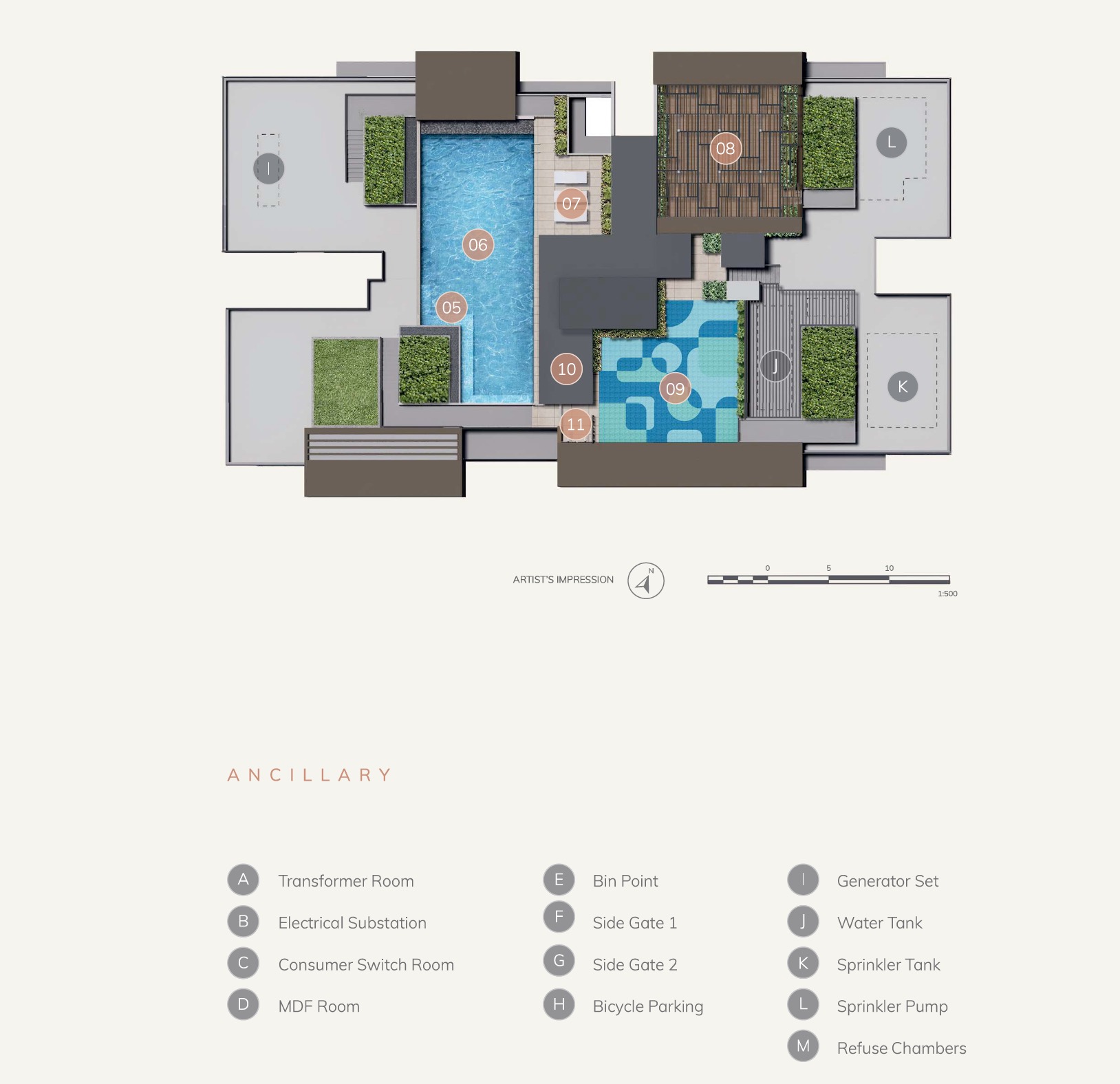 Ardor Residences - Site Plan Upper Roof