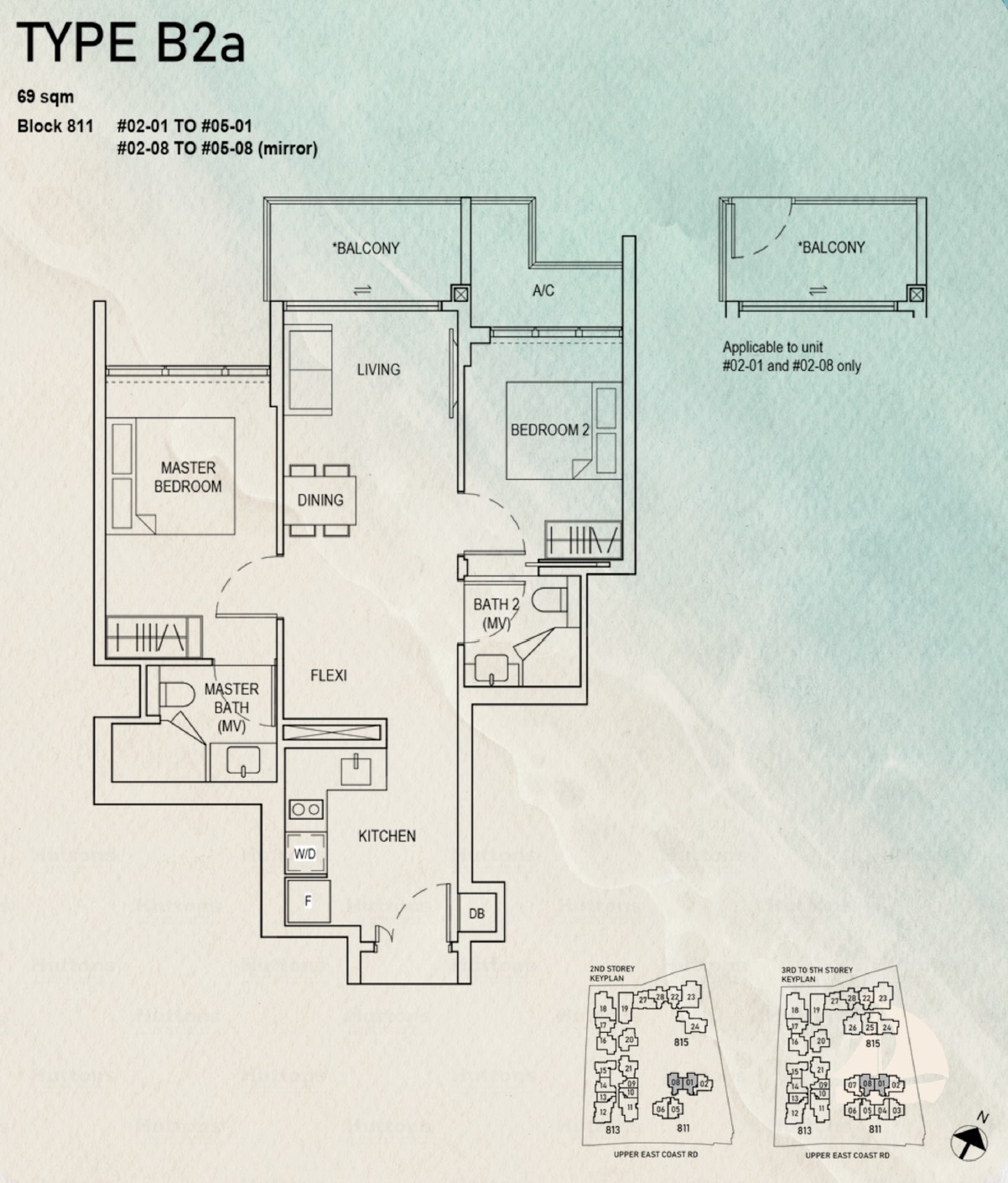 Bagnall Haus – 2BR Flexi Type B2a