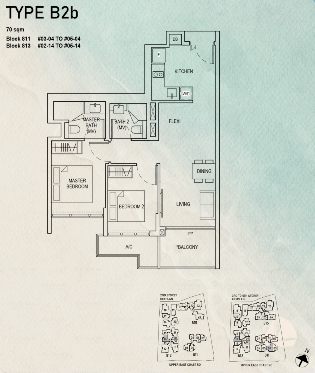 Bagnall Haus – 2BR Flexi Type B2b