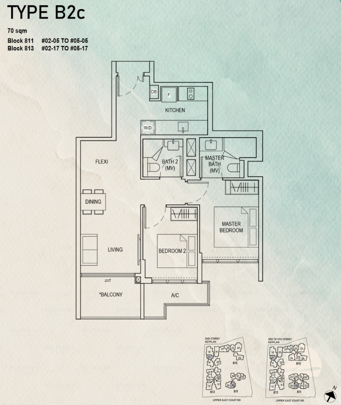 Bagnall Haus – 2BR Flexi Type B2c