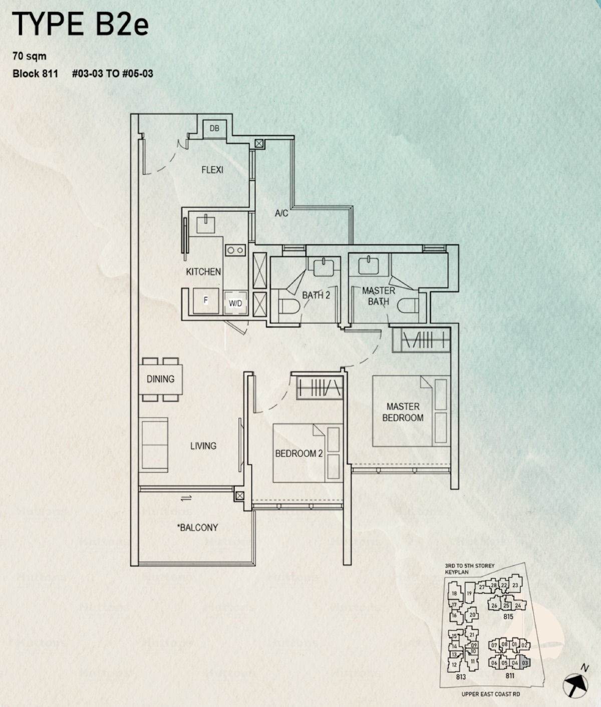 Bagnall Haus – 2BR Flexi Type B2e