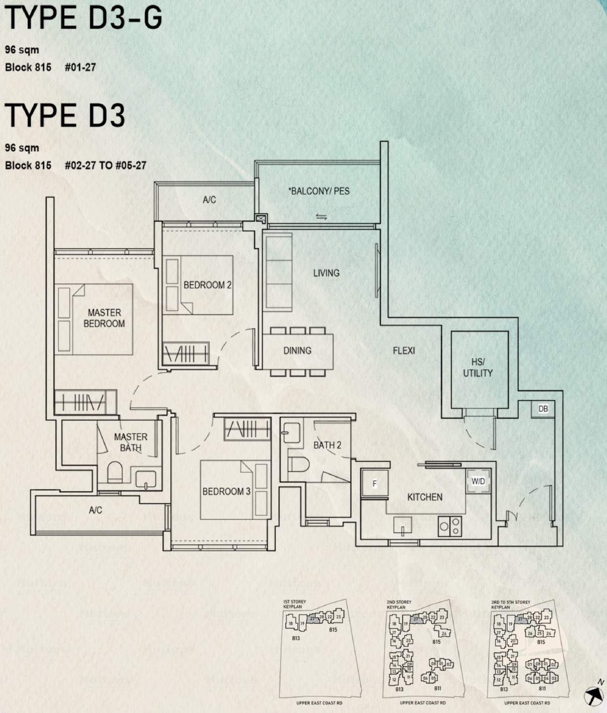 Bagnall Haus – 3BR Flexi Type D3