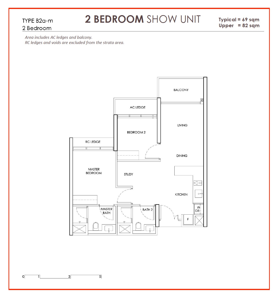 Chuan Park Layout 2BR 2Bath (Showunit)