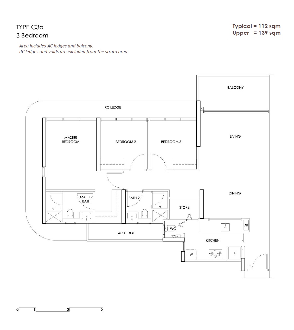 Chuan Park Layout 3BR Premium C3a