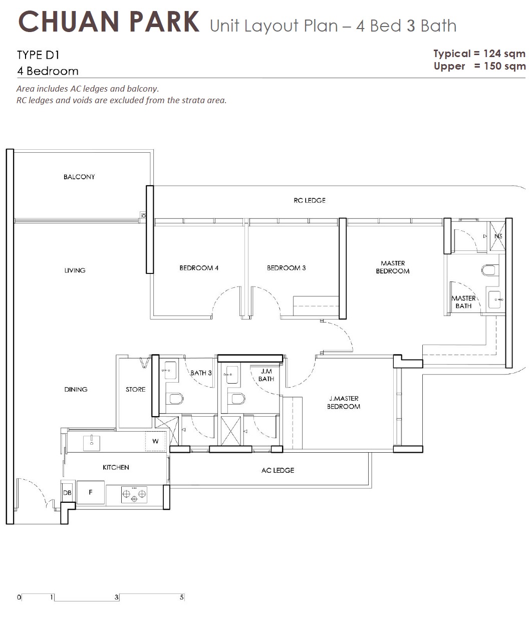 Chuan Park Layout 4BR D1