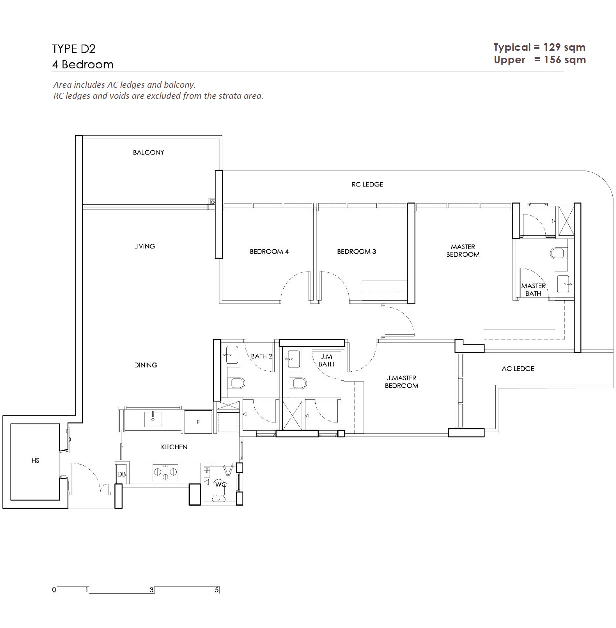 Chuan Park Layout 4BR D2