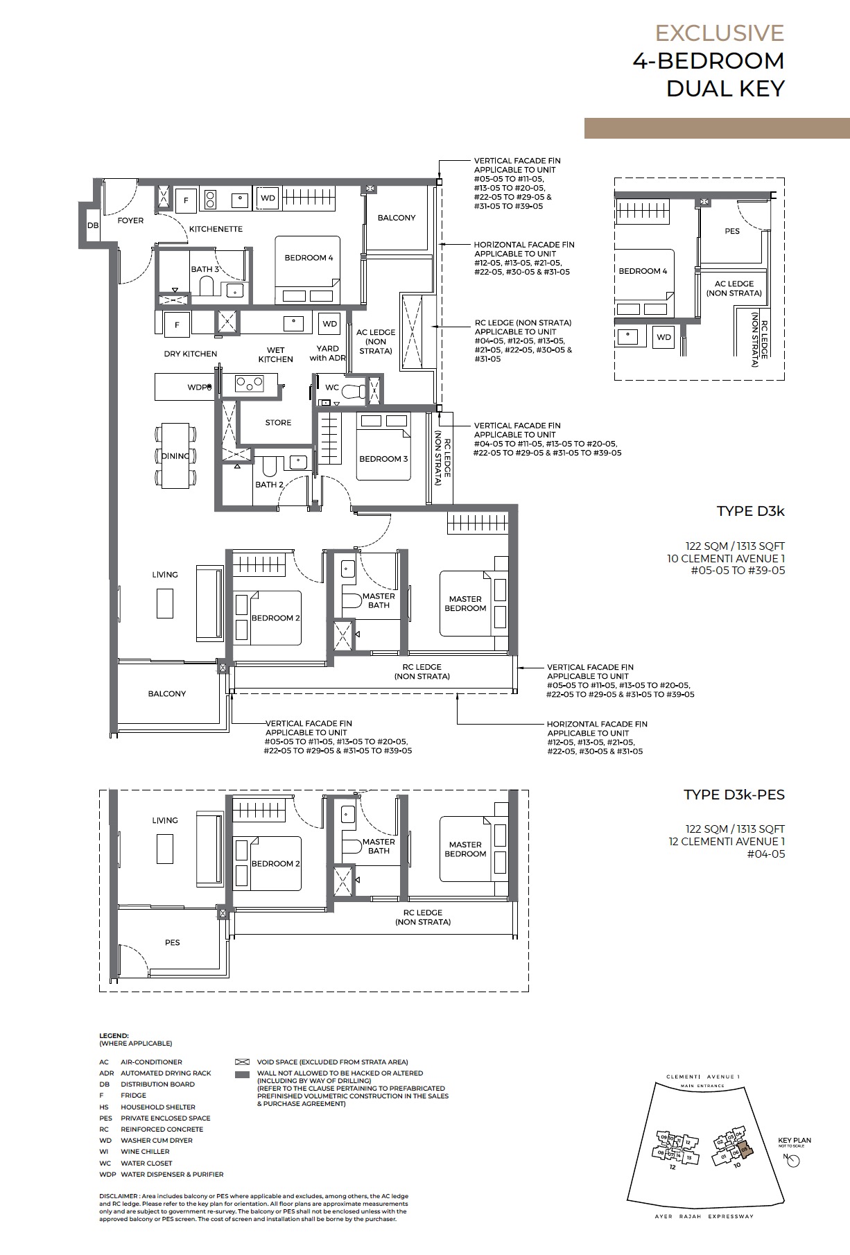 ELTA Clementi – Floor Plan 4BR DualKey