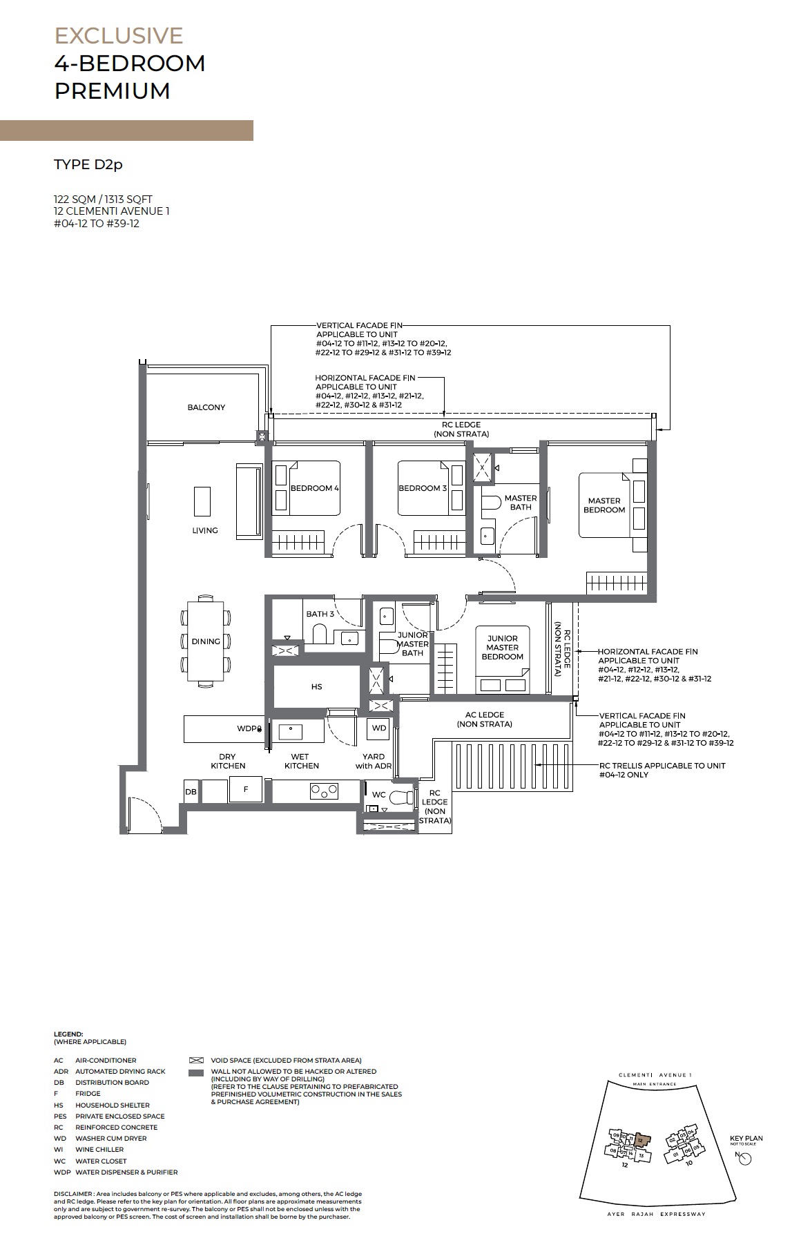 ELTA Clementi – Floor Plan 4BR Premium D2p