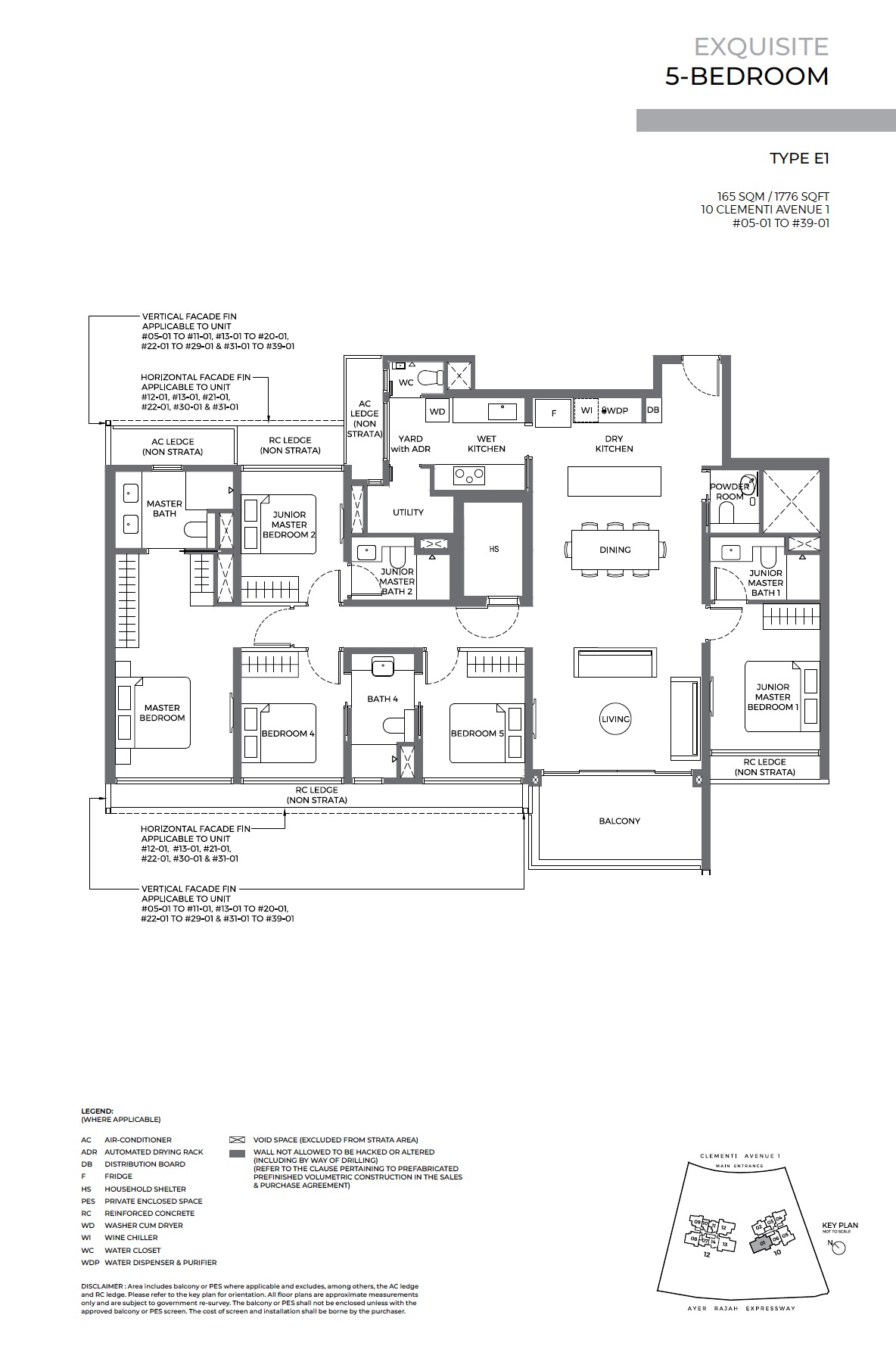 ELTA Clementi – Floor Plan 5BR