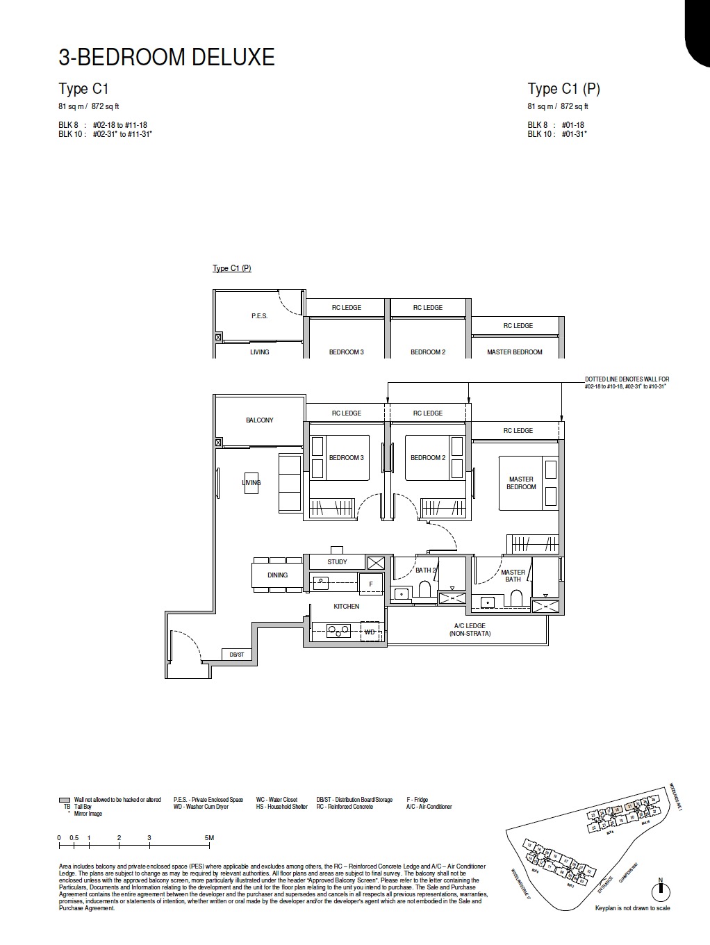 Norwood Grand Floor Plan 3BR Type C1