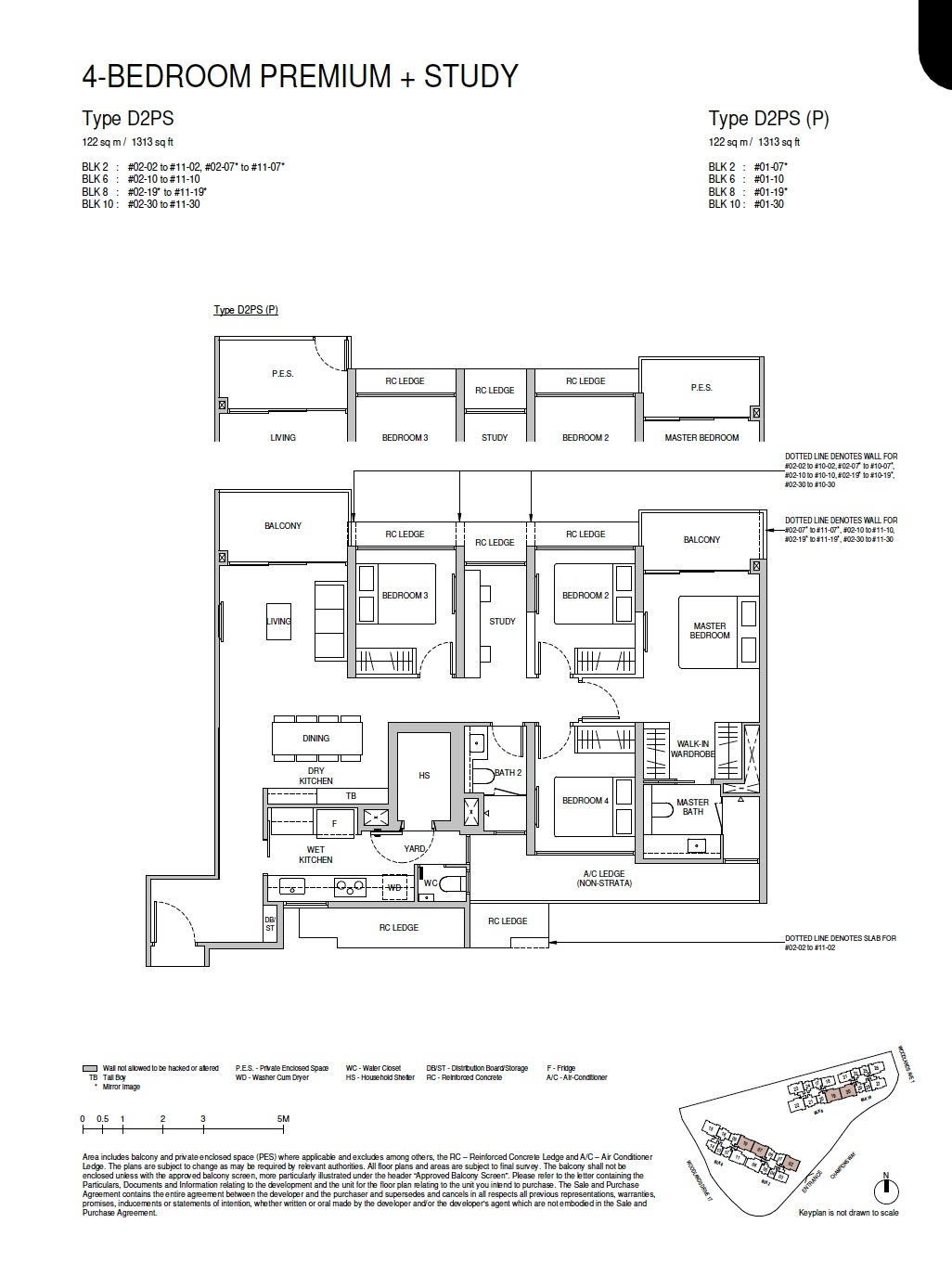 Norwood Grand Floor Plan 4BR Premium + Study Type D2PS