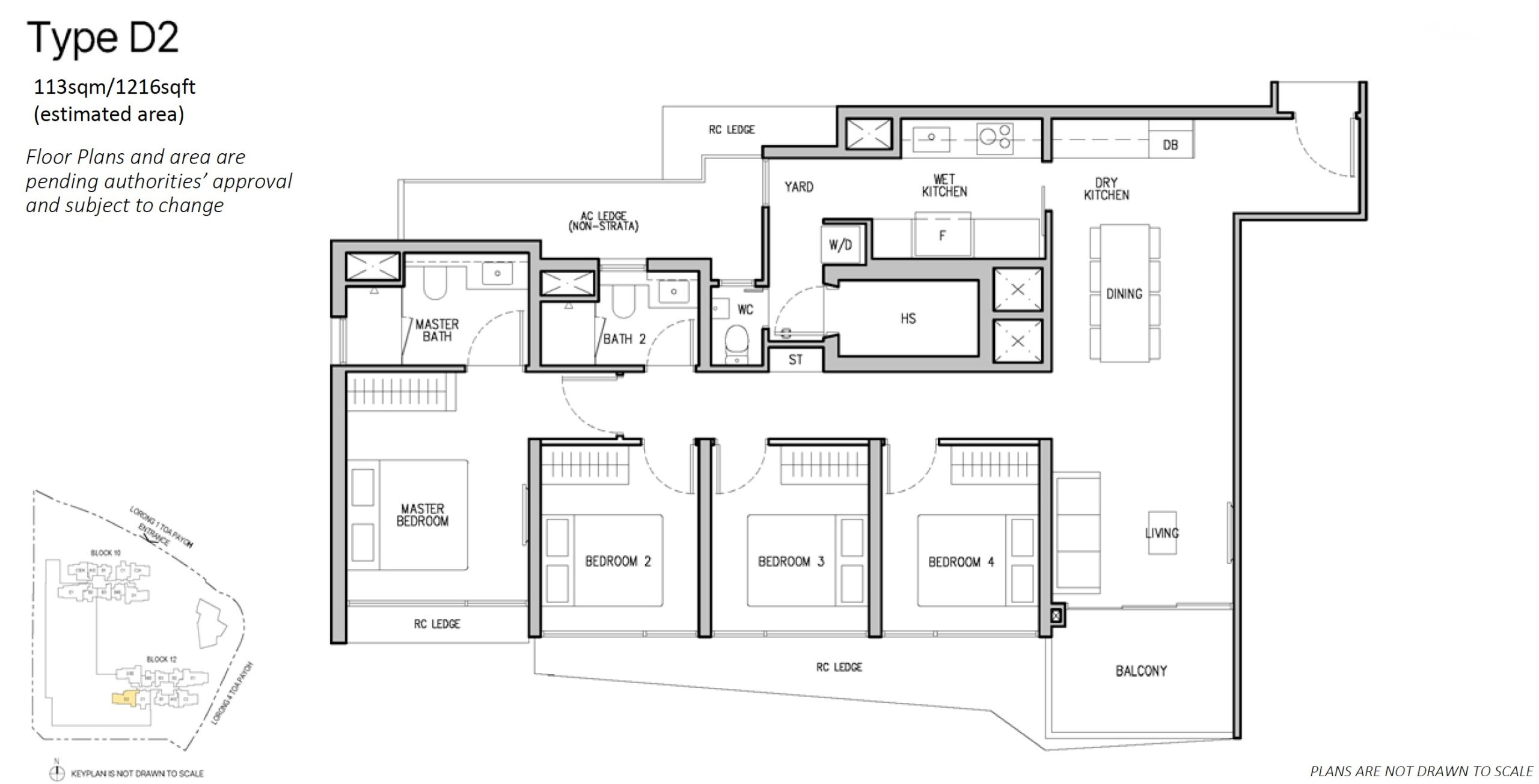 The Orie Toa Payoh Floor Plan 4BR