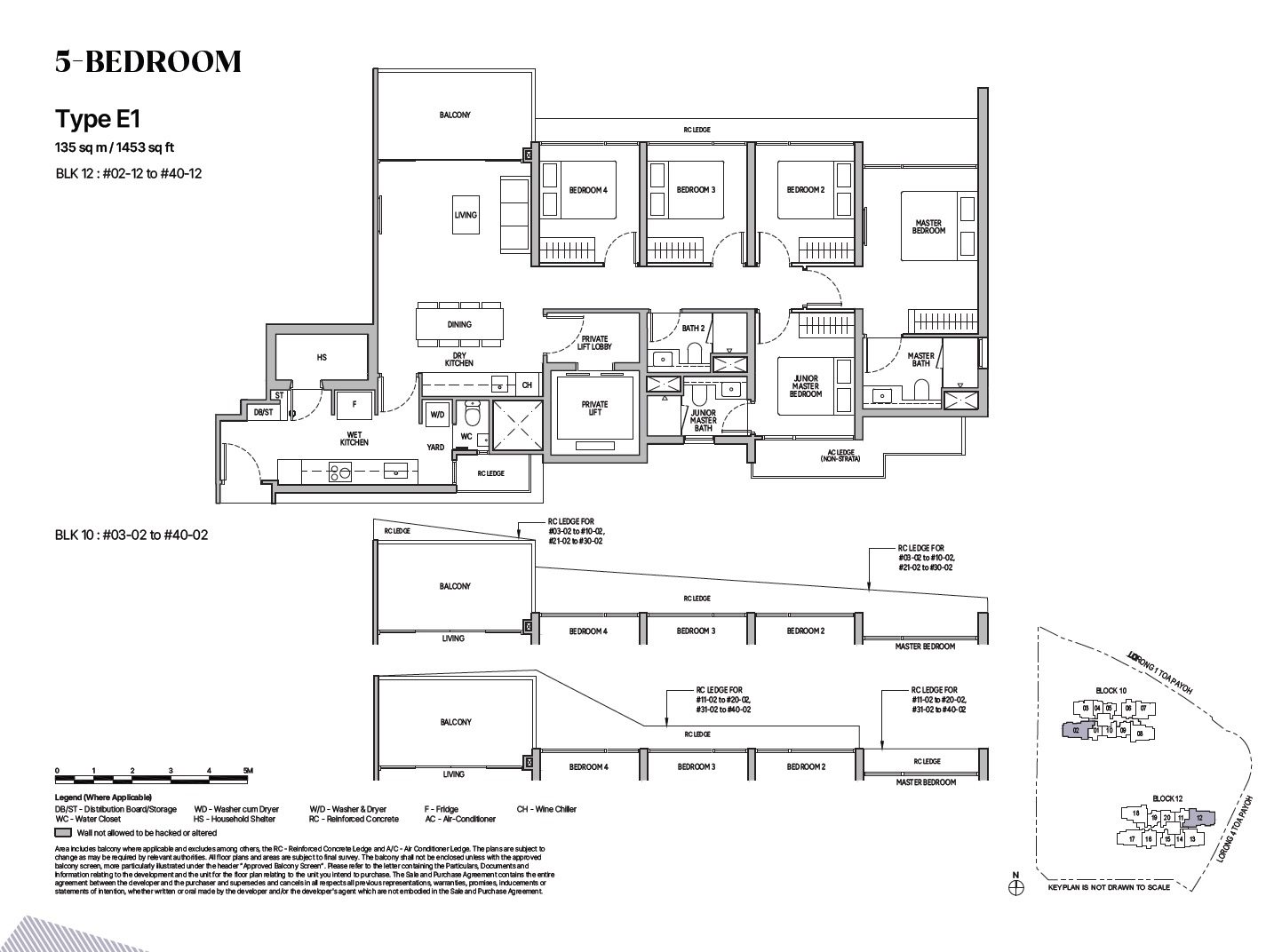 The Orie Toa Payoh Floor Plan 5BR With Private Lift