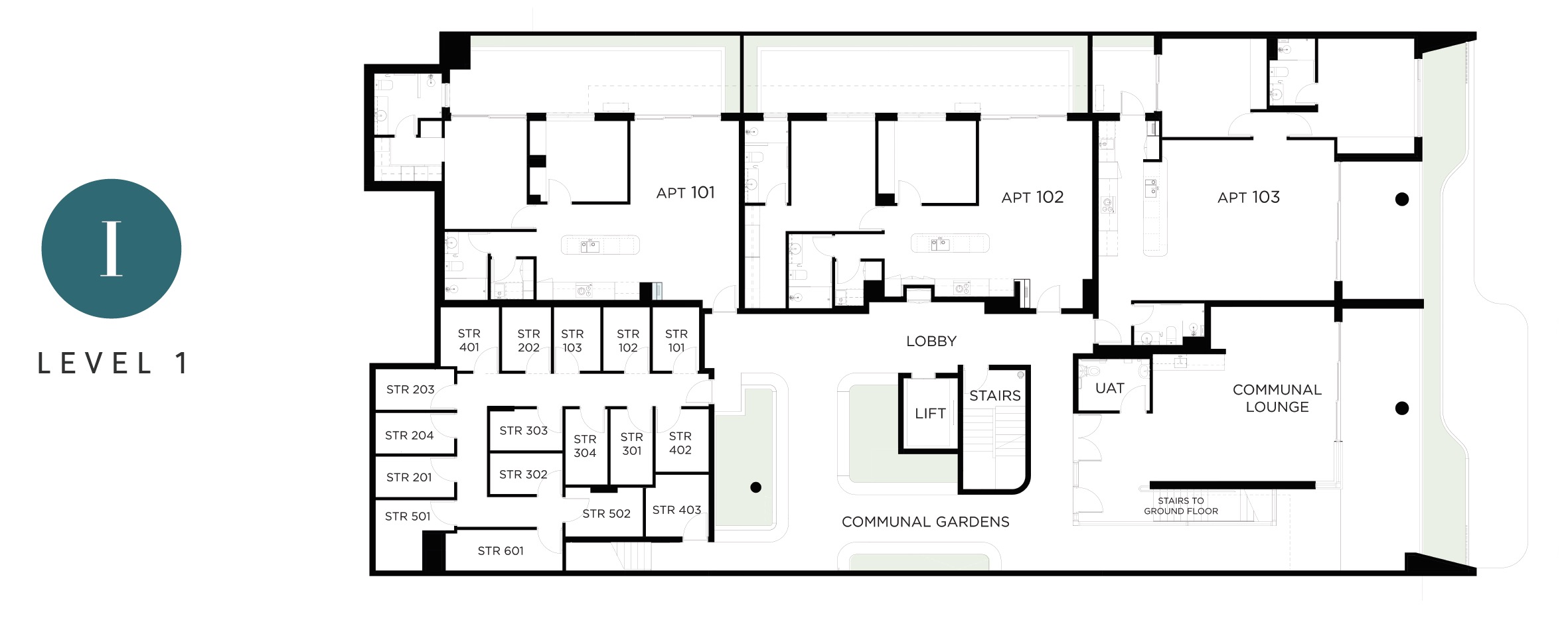 Nouveau Site Plan - Level 1