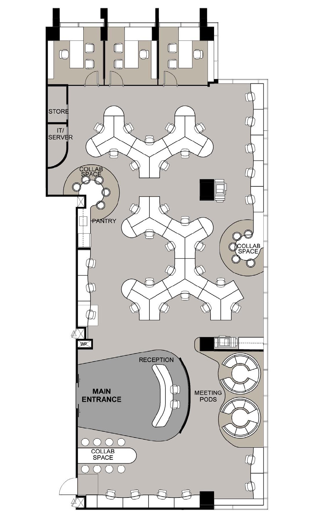 One Sophia Office Sample Layout - 13.01 to 03