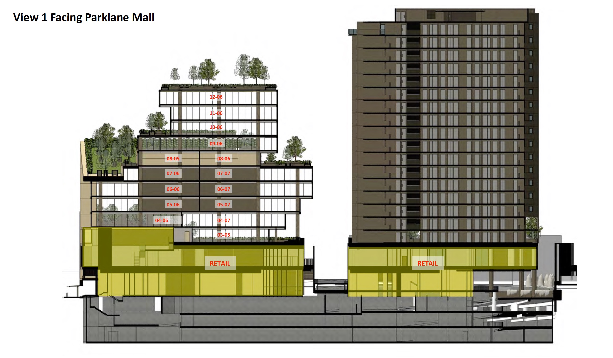 One Sophia View facing Parklane Mall