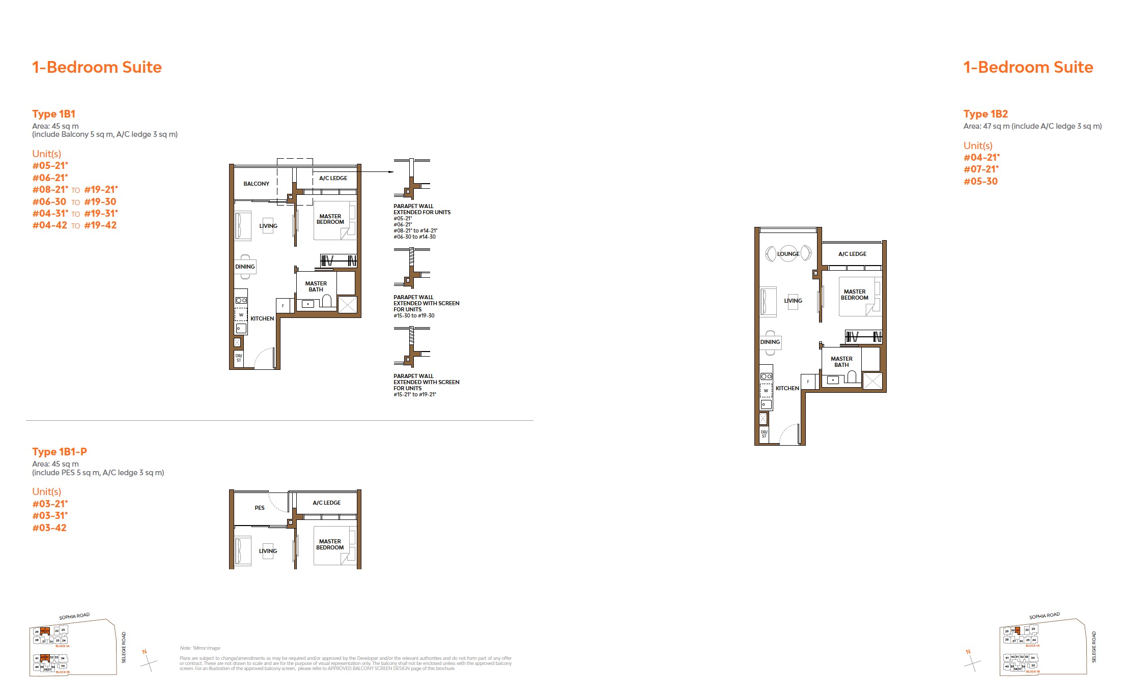 The Collective One Sophia – Floor Plan 1BR Suite