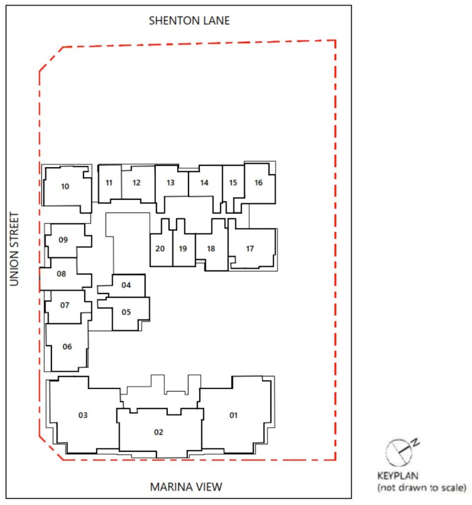 W Marina View Residences Site Plan (Draft)