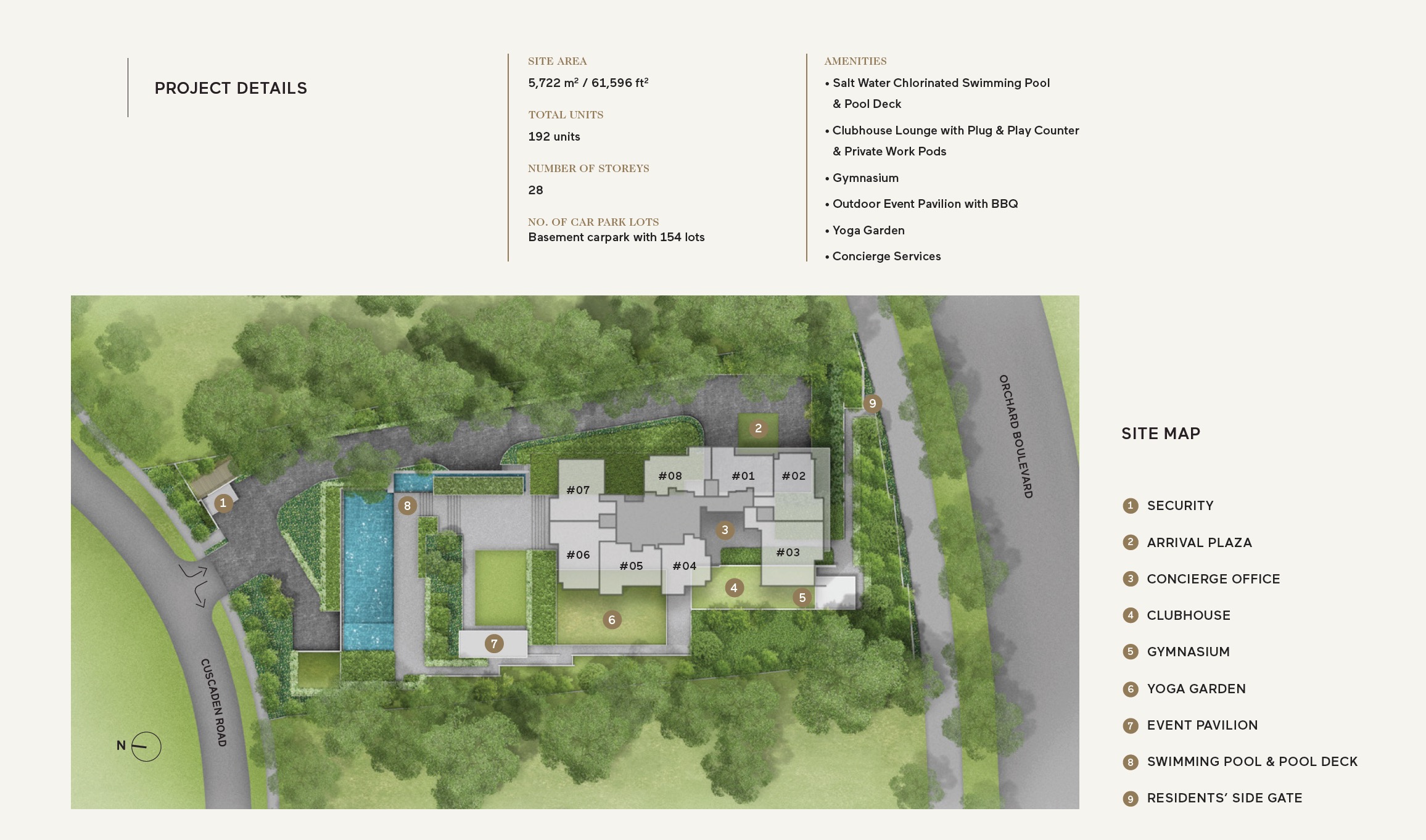 Cuscaden Reserve - Site Plan