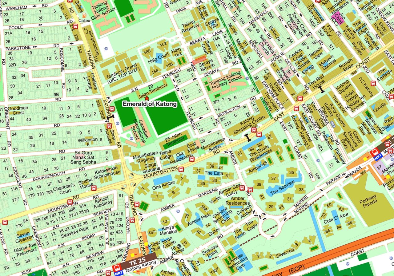 Emerald of Katong - Streetdirectory Map