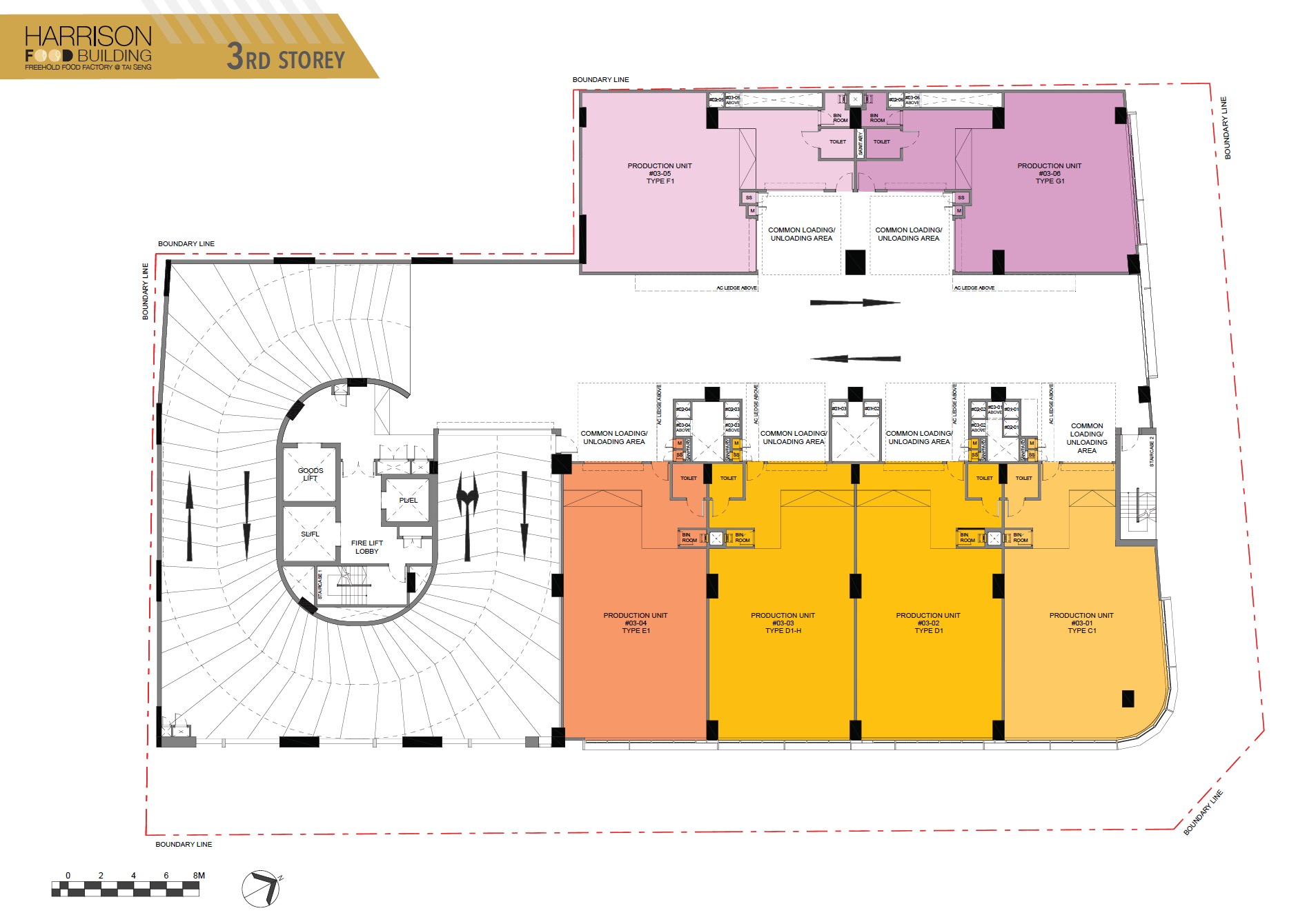 Harrison Food Factory – 3rd Level Floor Plate