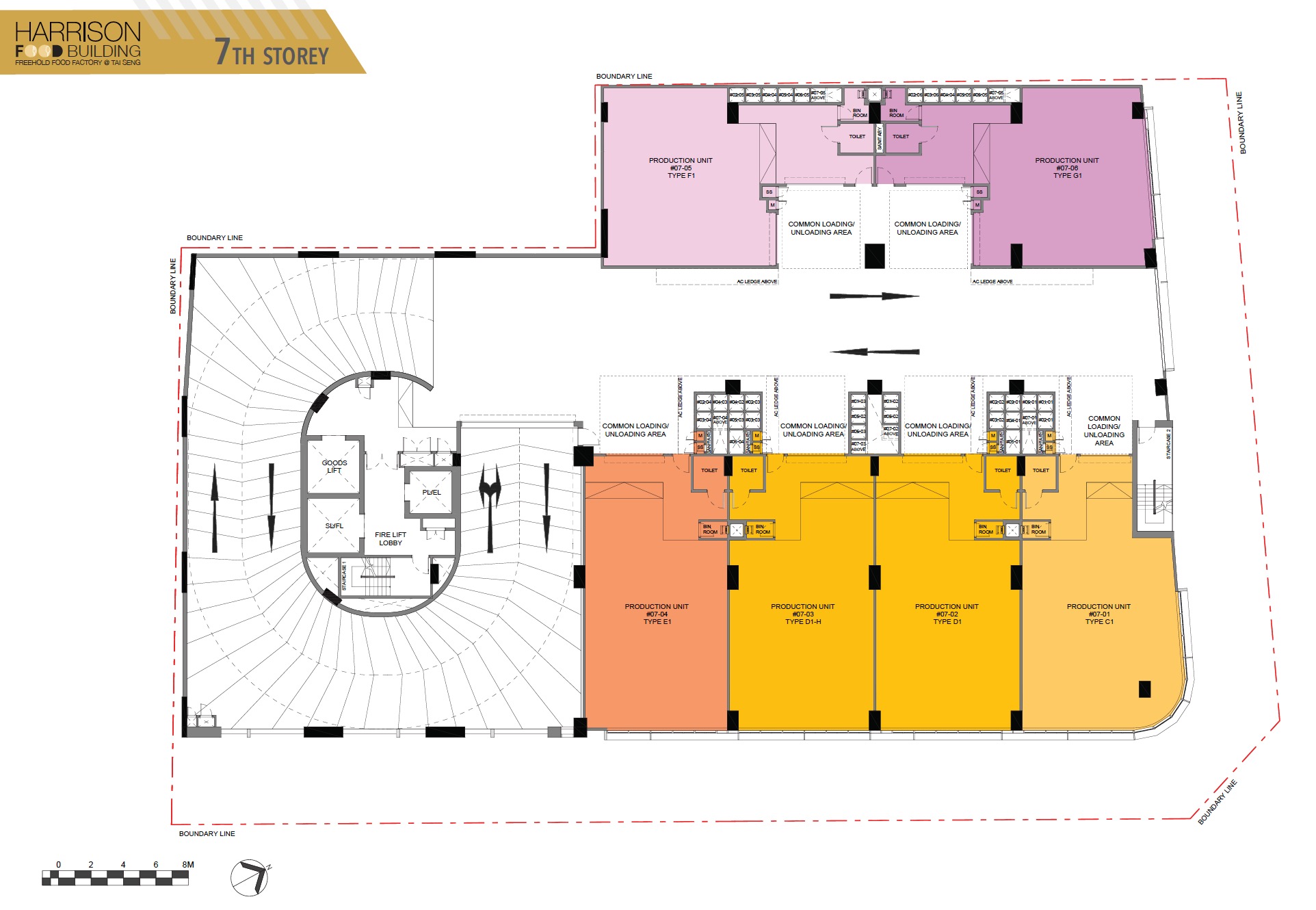 Harrison Food Factory – 7th Level Floor Plate