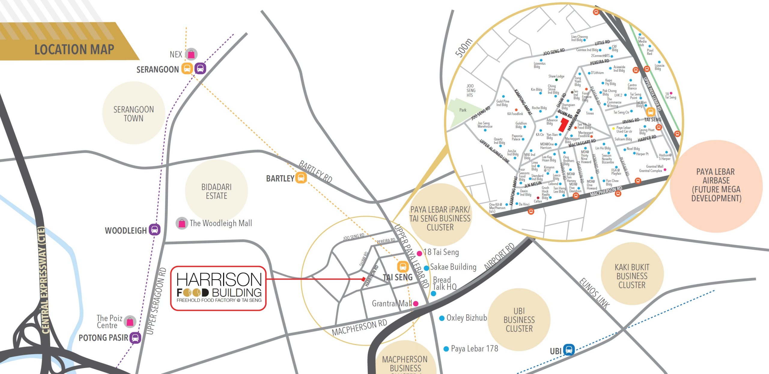 Harrison Food Factory – Location Map