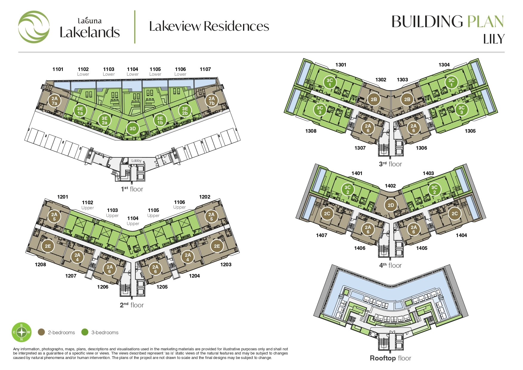 Lakeview Residences - Building Plan (Lily)