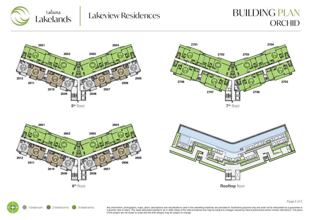 Lakeview Residences - Building Plan (Orchid)