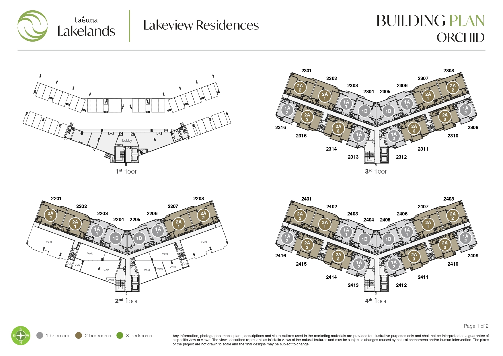 Lakeview Residences - Building Plan (Orchid 2)