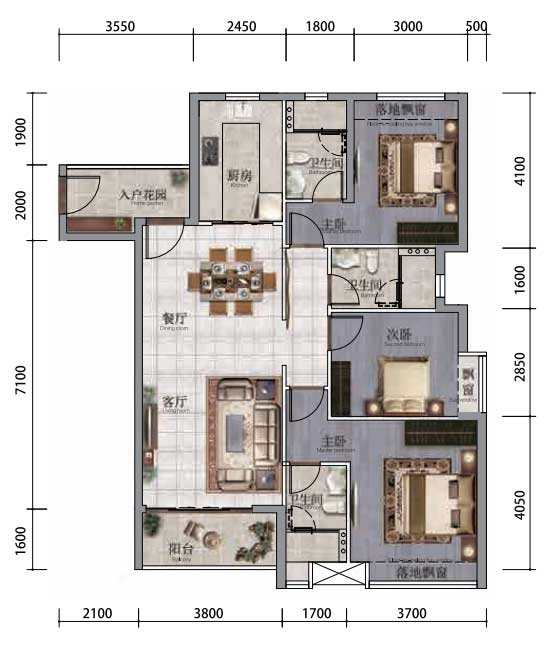 R&F City Cambodiar-f-city-floor-plans-4-luxurious