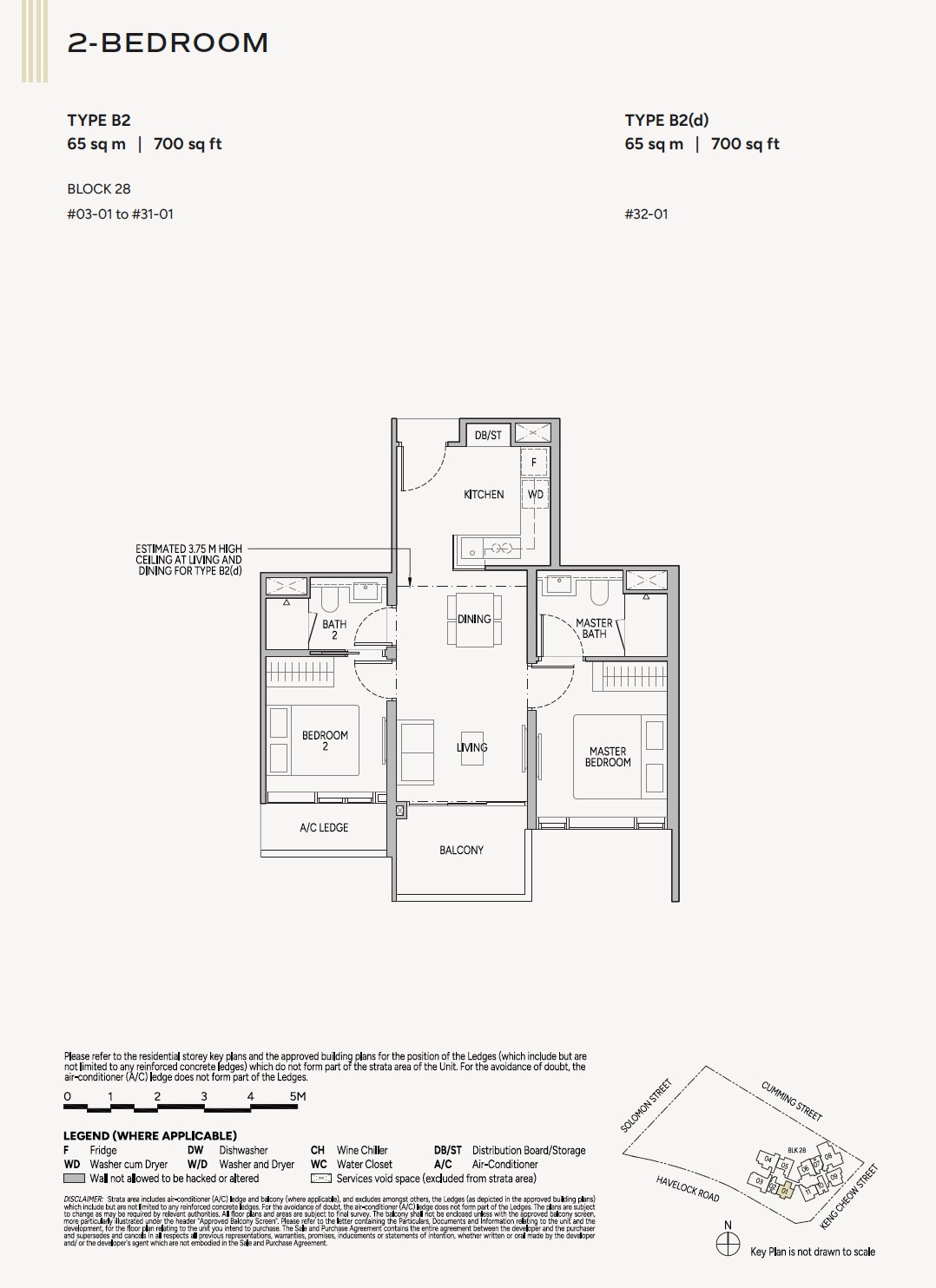 Union Square Floor Plan 2BR B2