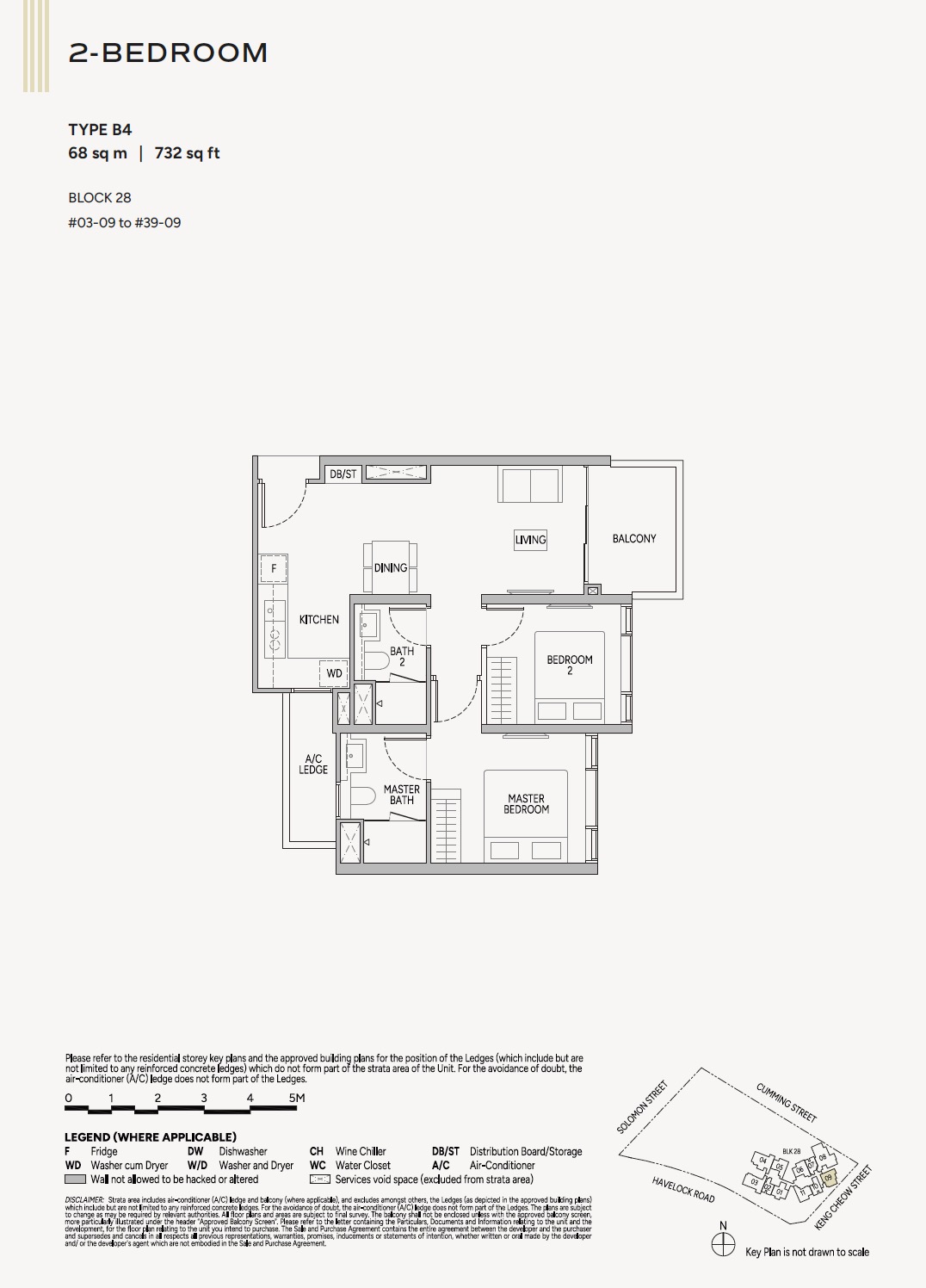 Union Square Floor Plan 2BR B4