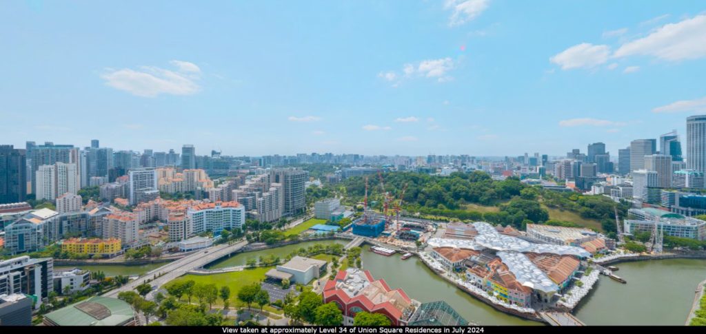 Union Square View to Clarke Quay and Orchard