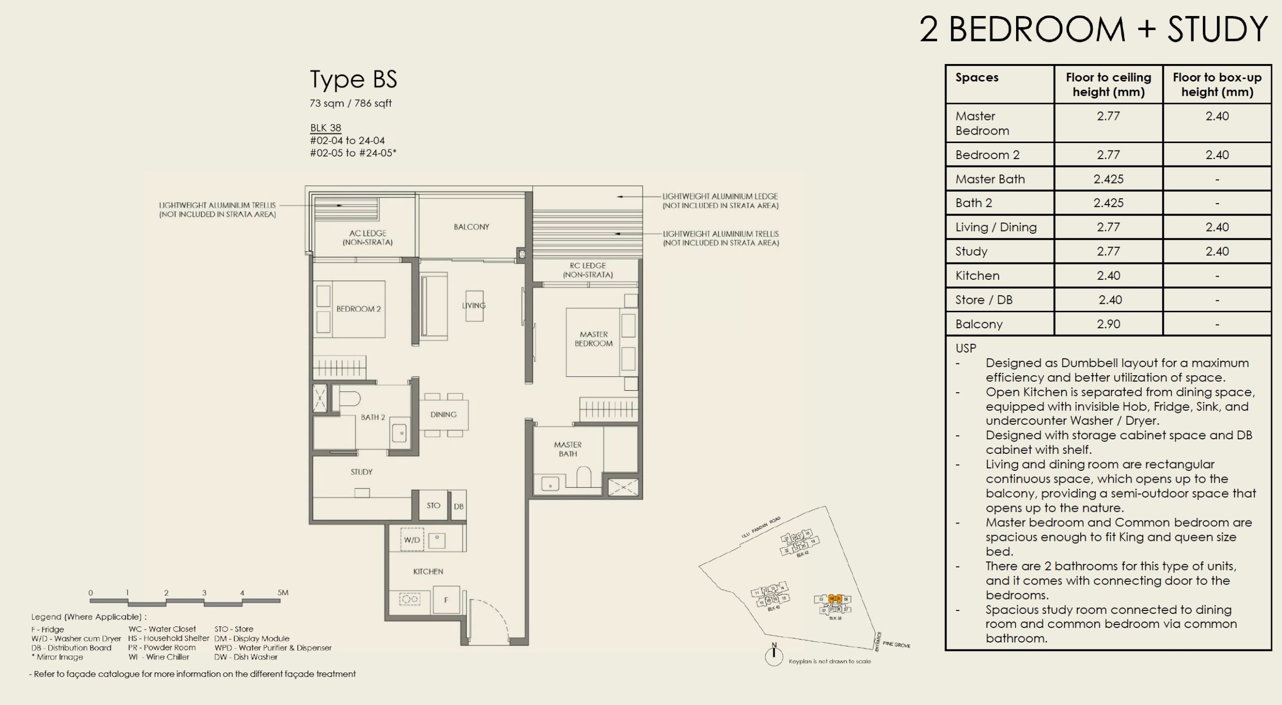 Nava Grove 2BR+Study Type BS