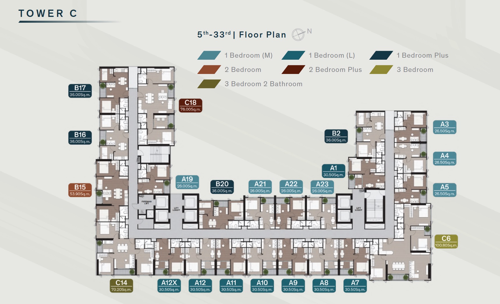 Noble Nue Epic Asok Rama – Site Plan Tower C