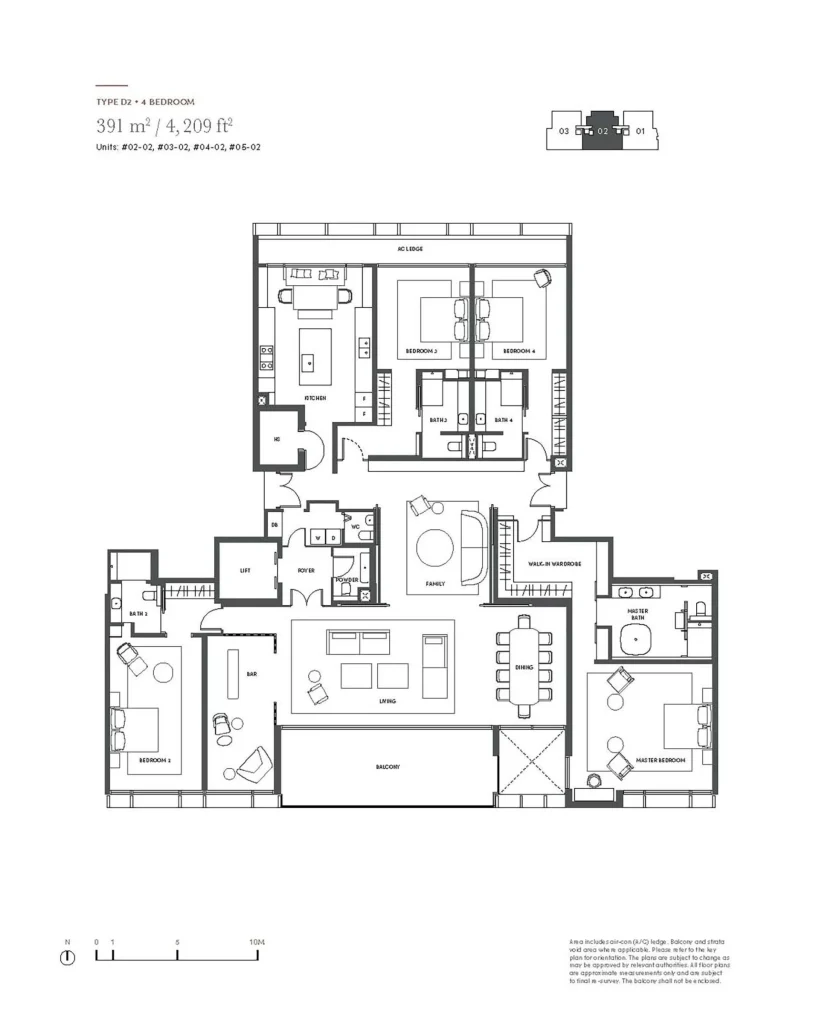 32 Gilstead Floor Plan 4BR D2