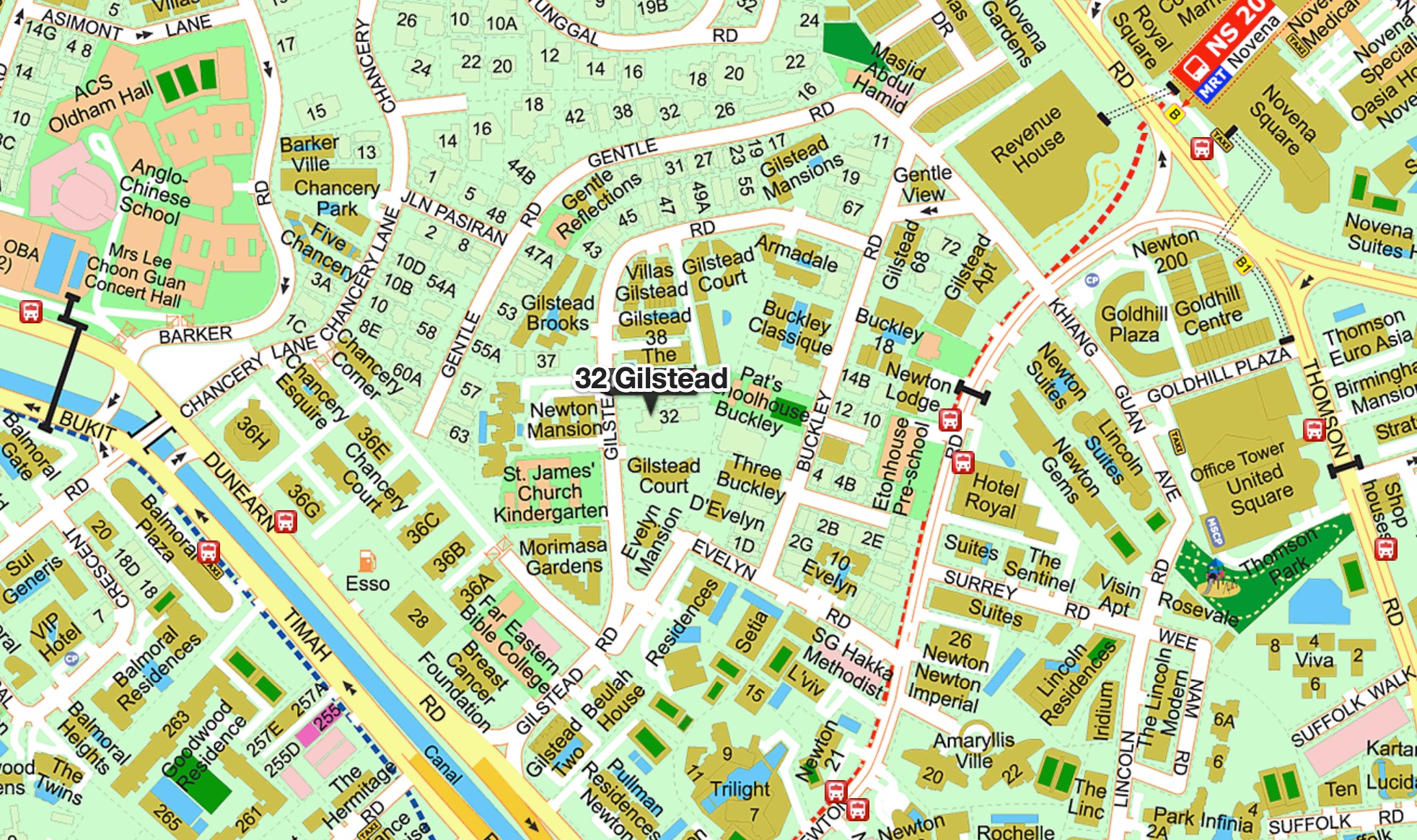 32 Gilstead Location Map StreetDirectory