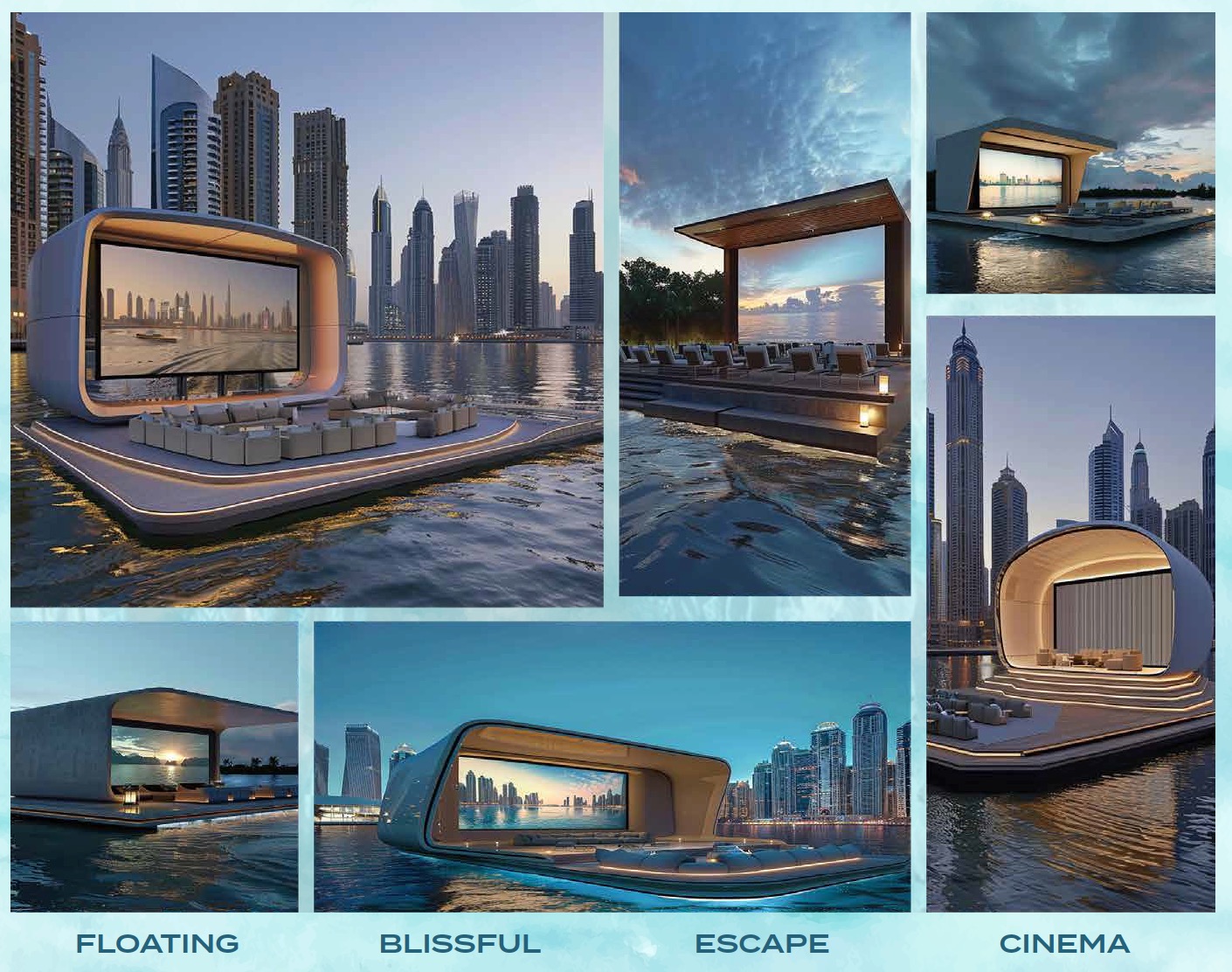 DAMAC-Riverside- Floating Cinema