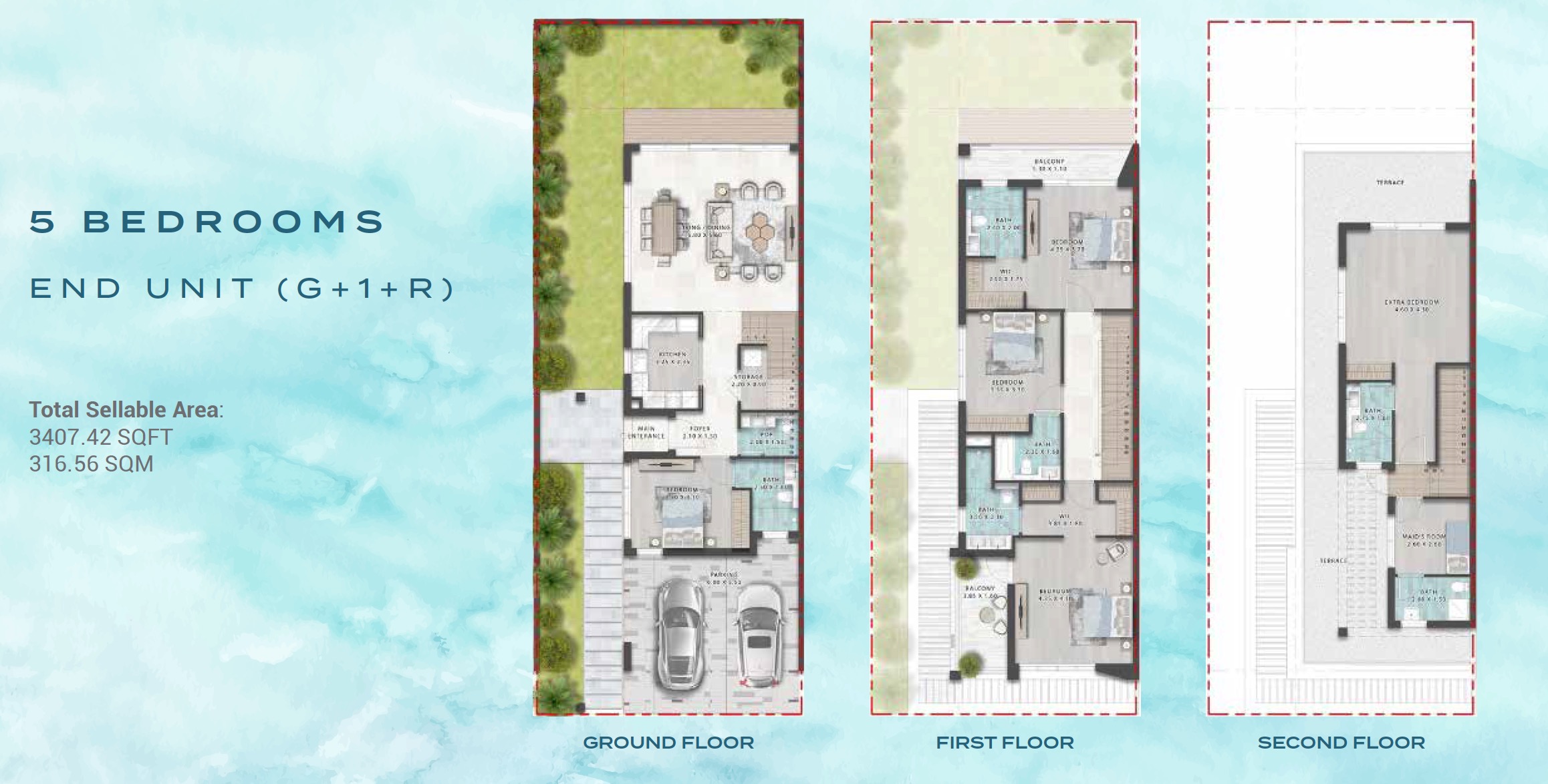 DAMAC-Riverside- Floor Plan 5BR