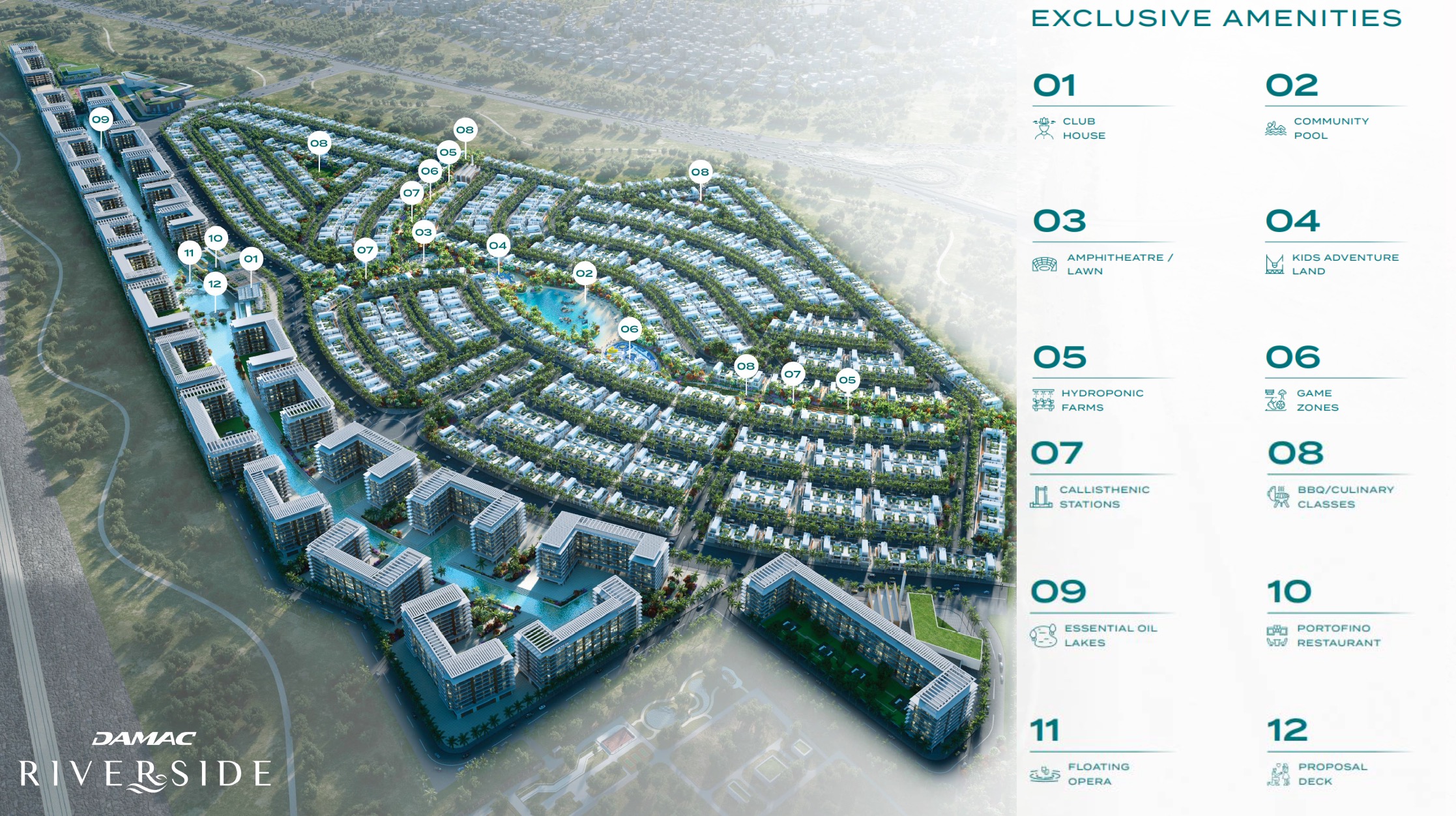 Damac Riverside Masterplan