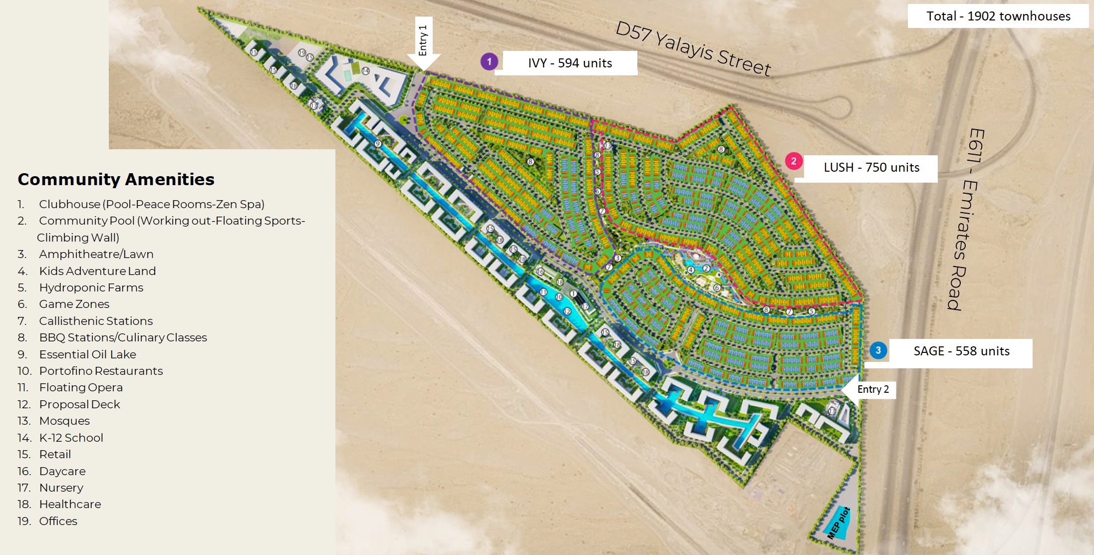 Damac Riverside Site Plan