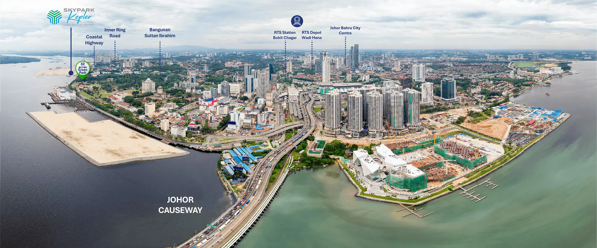 Skypark Kepler Lido – View From Causeway